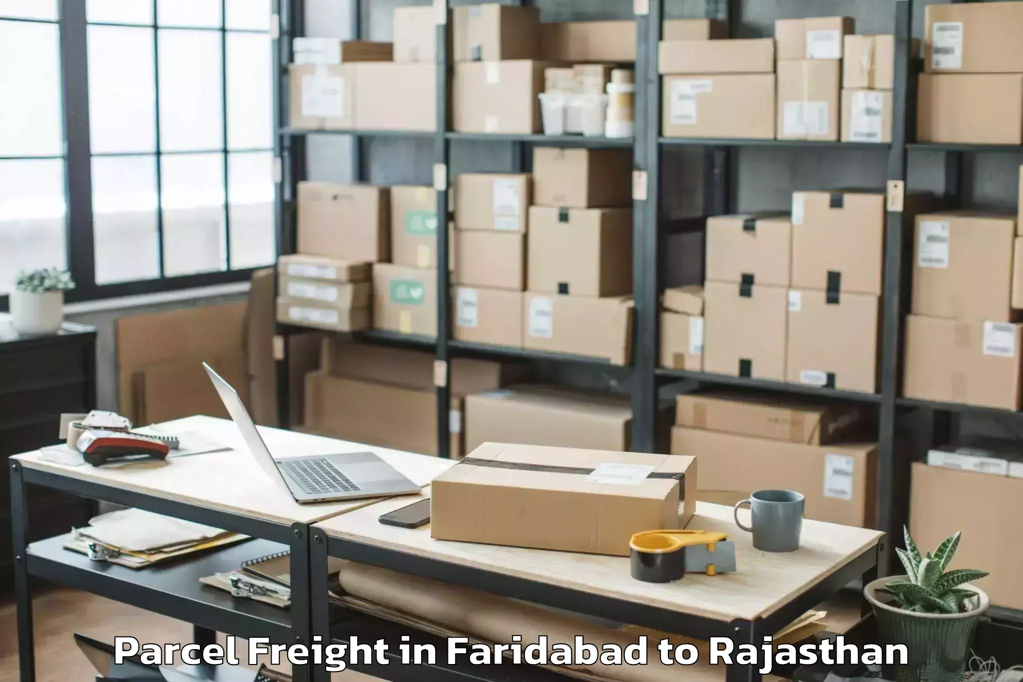 Easy Faridabad to Basni Parcel Freight Booking